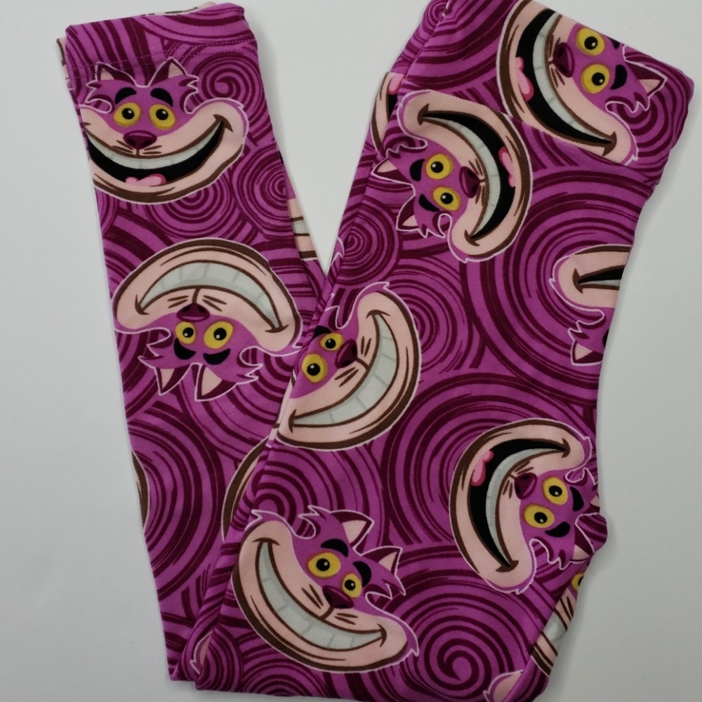 Lularoe for Disney Cheshire Cat S/M leggings
